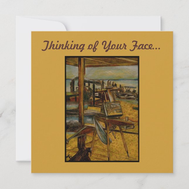 Cartão Todas as pinturas de Excelente começam com um pinc (Frente)