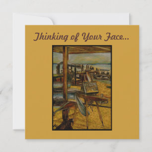 Cartão Todas as pinturas de Excelente começam com um pont