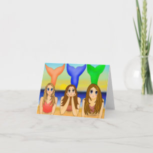 Cartão Todas as Sereias Ocasião Notecard