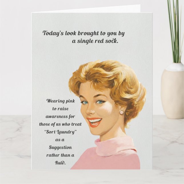 Cartão Today's Look Brought To You By... (Frente)