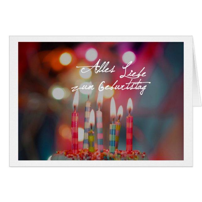 Cartão Todo amores ao aniversário (Frente Horizontal)