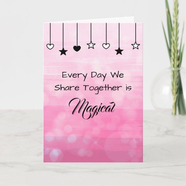 Cartão Todo Dia é Mágico | Dia dos Namorados   (Frente)