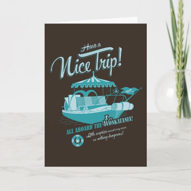 Cartão Todos A Bordo Da Wonkatania! (Frente)