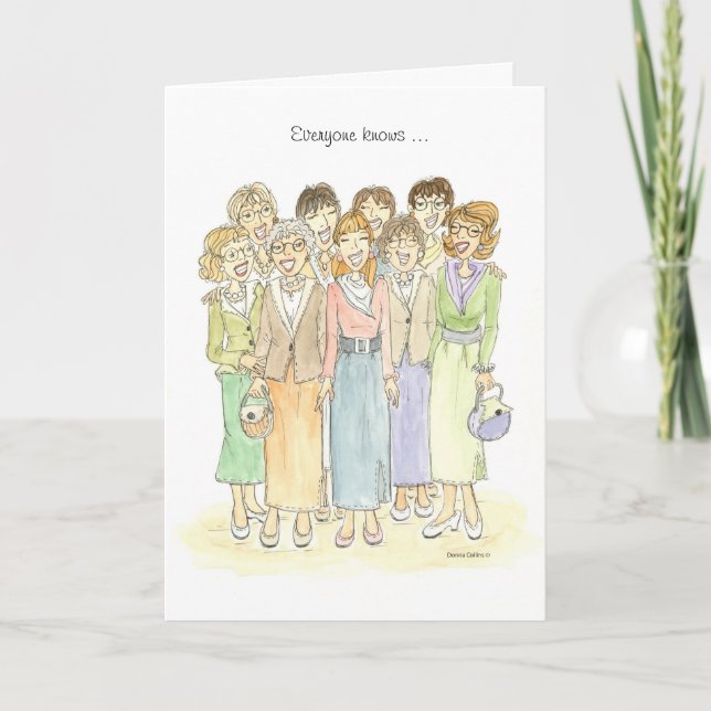 Cartão Todos conhecem amigos (Frente)