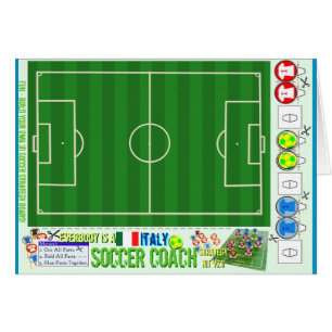 Cartão Todos é um jogo Italia da estratégia do treinado