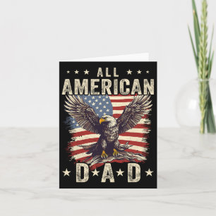 Cartão Todos Os Homens Dias de os pais Americanos Do Pai