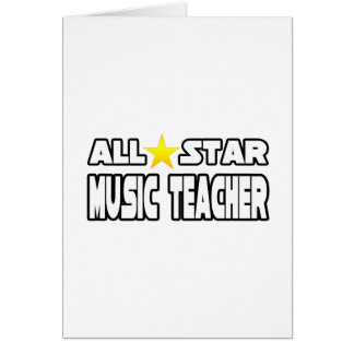 Cartão Todos os Professores de Música em Estrela