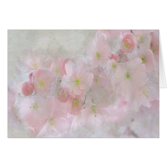 Cartão Todos os Sonhos em Rosa (Frente Horizontal)