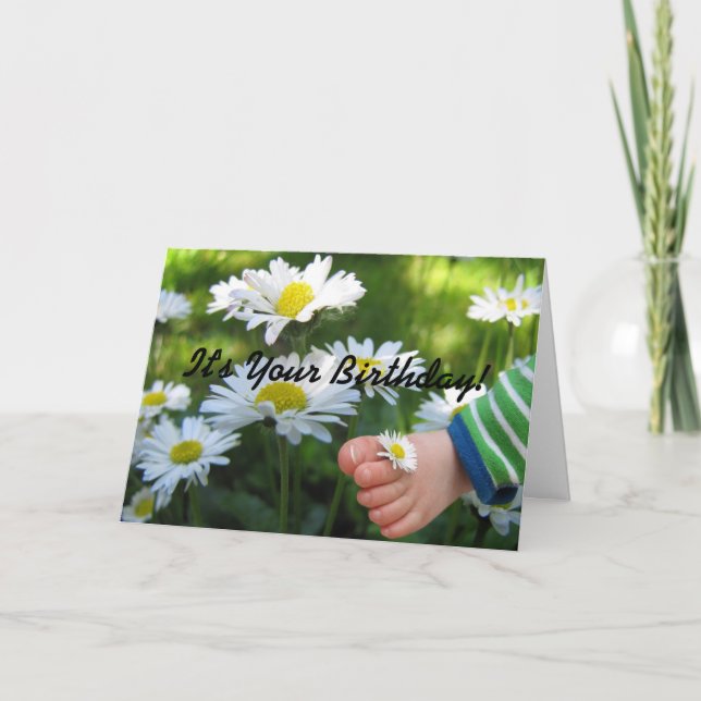 Cartão Toe Tickles Aniversário (Frente)