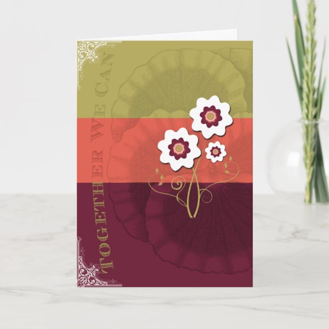 Cartão Together We Can (Frente)