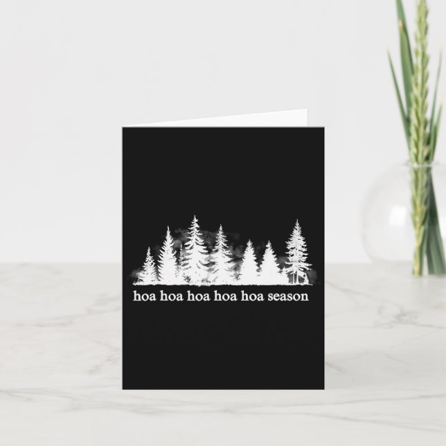 Cartão (toi Mau) Hoa Hoa Hoa Hoa Hoa Season Christmas  (Frente)