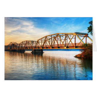 Cartão Toll Bridge Sunrise