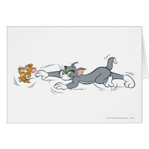 Cartão Tom e Jerry Chase