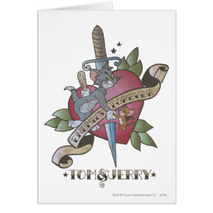 Cartão Tom e Jerry Enemies para sempre 2