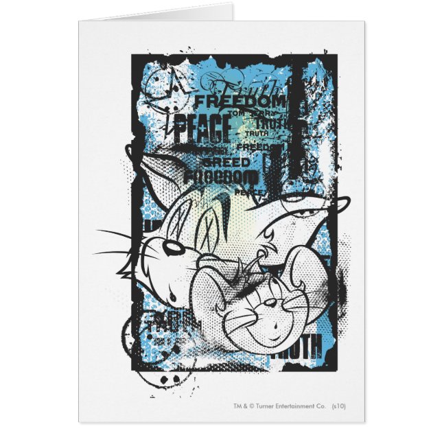 Cartão Tom e Jerry Grimey (Frente)