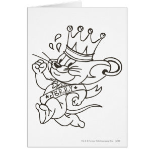 Cartão Tom e Jerry King Jerry