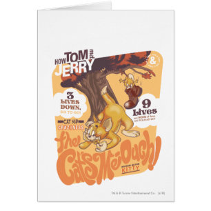 Cartão Tom e Jerry os gatos Me-Ouch
