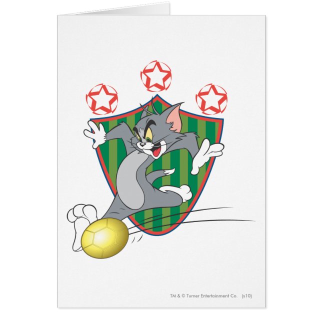 Cartão Tom e Jerry Soccer (Futebol) 9 (Frente)