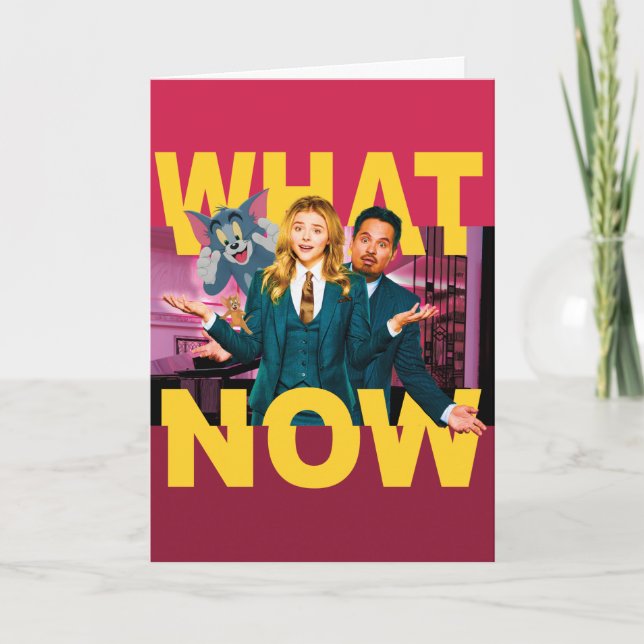 Cartão Tom & Jerry com Kayla e Terrance - E Agora (Frente)