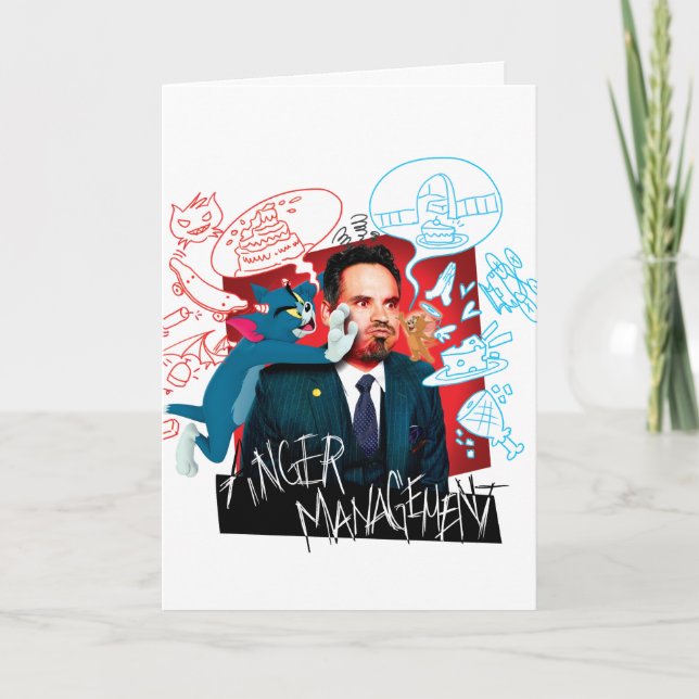 Cartão Tom & Jerry Com O Terrance - Gerenciamento De Raiv (Frente)