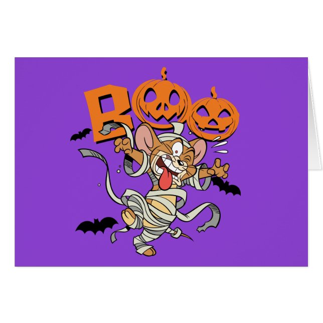 Cartão Tom & Jerry | Jerry é tão assustador (Frente Horizontal)