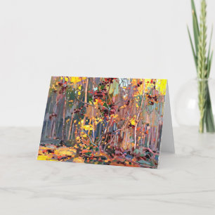 Cartão Tom Thomson - Maple Saplings-1917