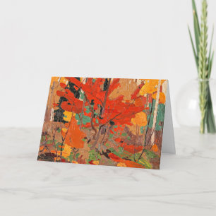 Cartão Tom Thomson - outono de outono