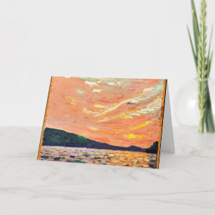 Cartão Tom Thomson - Smoke Lake