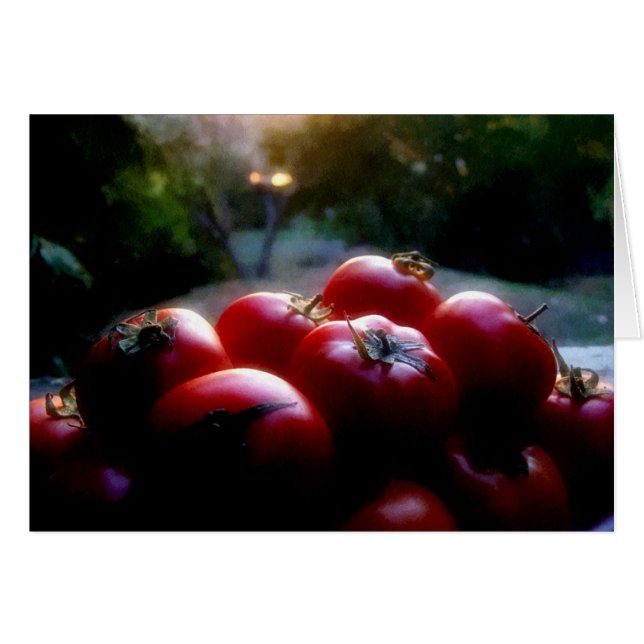 Cartão tomate (Frente Horizontal)