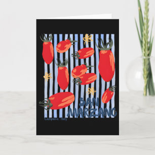 Cartão Tomate Antigo Mercado Italiano Menina do Tomate Ve