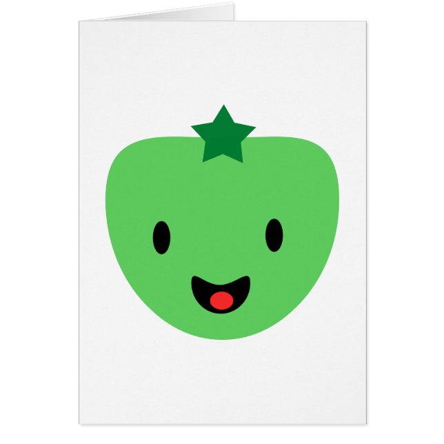Cartão Tomate verde (Frente)