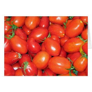 Cartão Tomates de ameixa