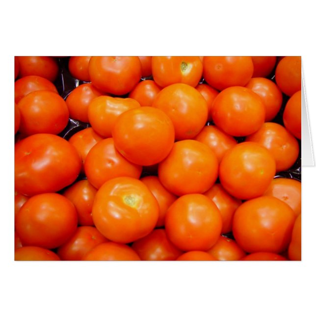 Cartão Tomates Vermelhos (Frente Horizontal)