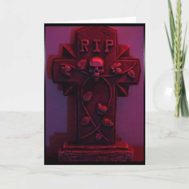 Cartão tombstone red Card (Frente)