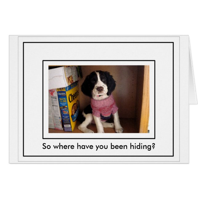 Cartão Tome cuidado (Frente horizontal)