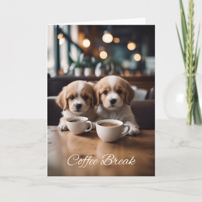 Cartão Tome tempo com os amigos - vazio dentro (Frente)