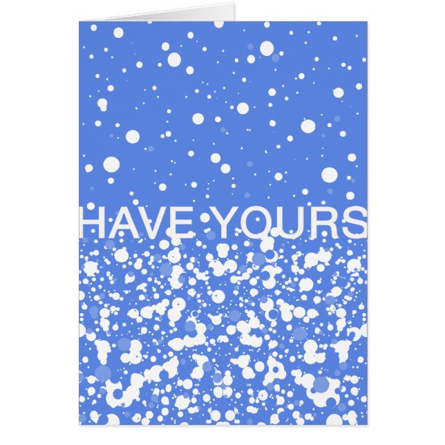 Cartão Tome uma Feliz... (Frente)