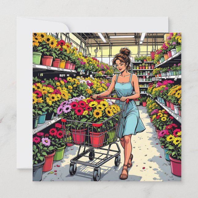 Cartão Tomilho para Jardim | Funny Pun para Amigo (Frente)