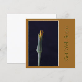 Cartão Tons Dourados Florais Melhorar Logo