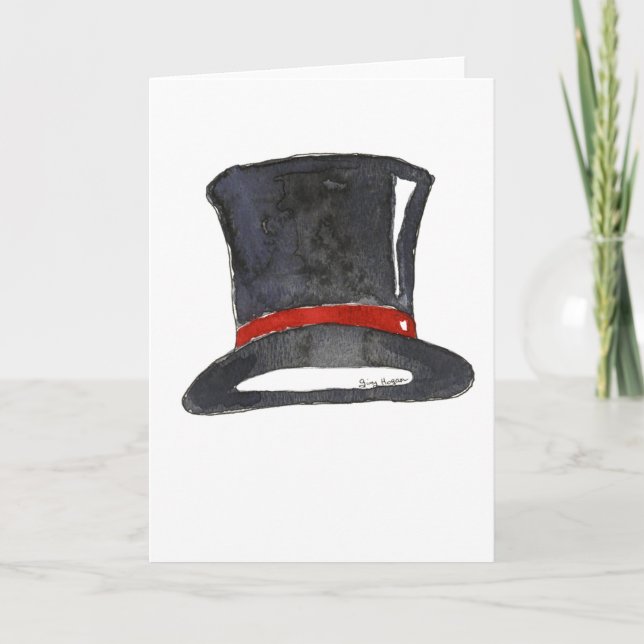 Cartão Top Hat Cards (Frente)
