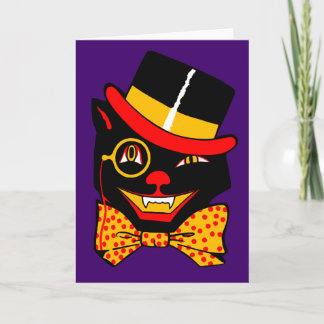Cartão Top Hat Cat