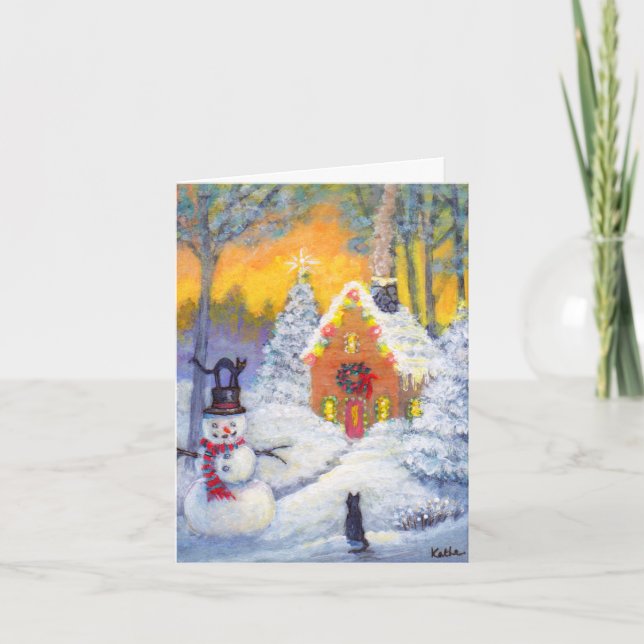 Cartão 'Top Hat Kit Kat' Greeting Card (Frente)