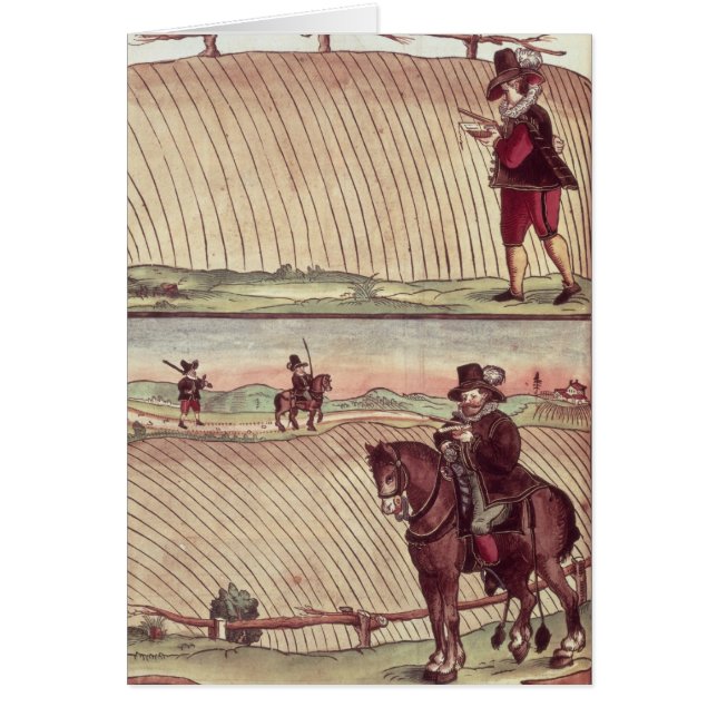 Cartão Topógrafos, c.1590 (Frente)