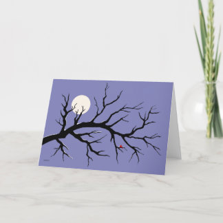 Cartão Toque de vermelho