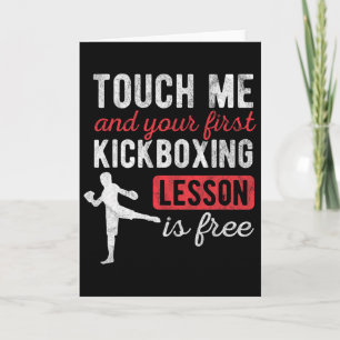 Cartão Toque em Mim e Sua Primeira Aula de Kickboxing é G