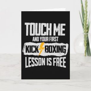 Cartão Toque em Mim e Sua Primeira Aula de Kickboxing é G
