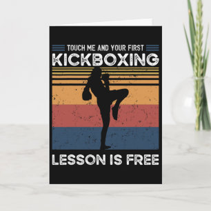 Cartão Toque em Mim E Sua Primeira Aula de Kickboxing é G
