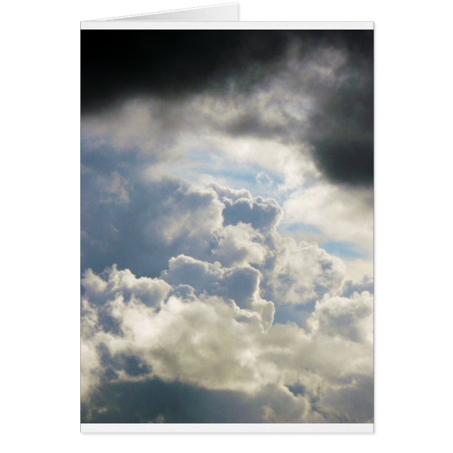 Cartão Toque no céu (Frente)