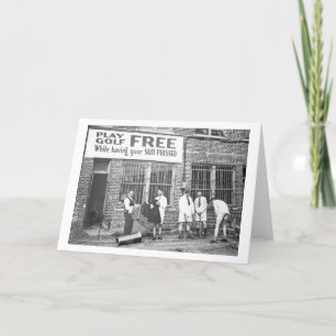 Cartão Toque Sem Golfe (Enquanto Tem Seu Fato Preso)