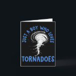 Cartão Tornado Birthday Boy Storm Chaser Boys Kids Weathe<br><div class="desc">Tornado Birthday Boy Storm Chaser Boys Kids Weather</div>